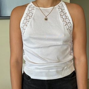Chloe Crochet Halter Top